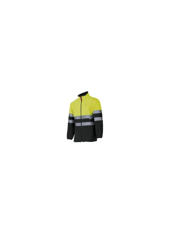 Envío Inmediato CHAQUETA POLAR BICOLOR ALTA VISIBILIAD AMARILLO/AZUL