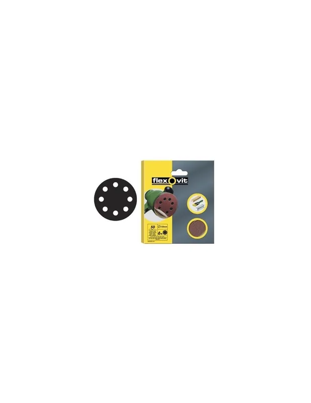 DISCO VELCRO 8 AGUJEROS 125MM GRANO 120 Precio Económico