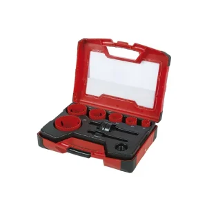 Envío Gratis ESTUCHE DE BROCAS CORONA PARA METAL 22-64MM