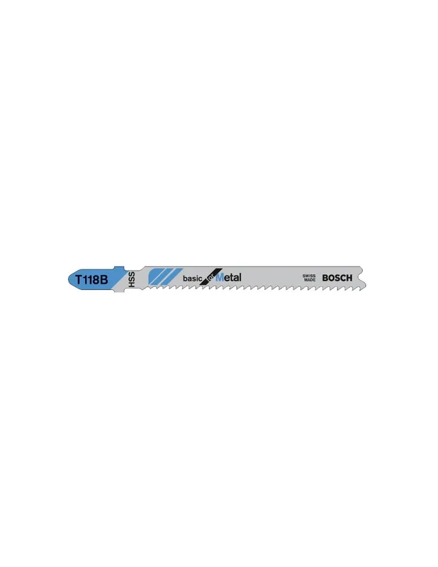 Compra Ahora HOJA SIERRA DE CALAR BOSCH T118B METAL 5 UNIDADES