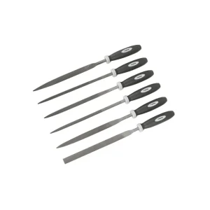 Auténtico LIMAS DE AGUJA JUEGO DE 6 UND 160MM