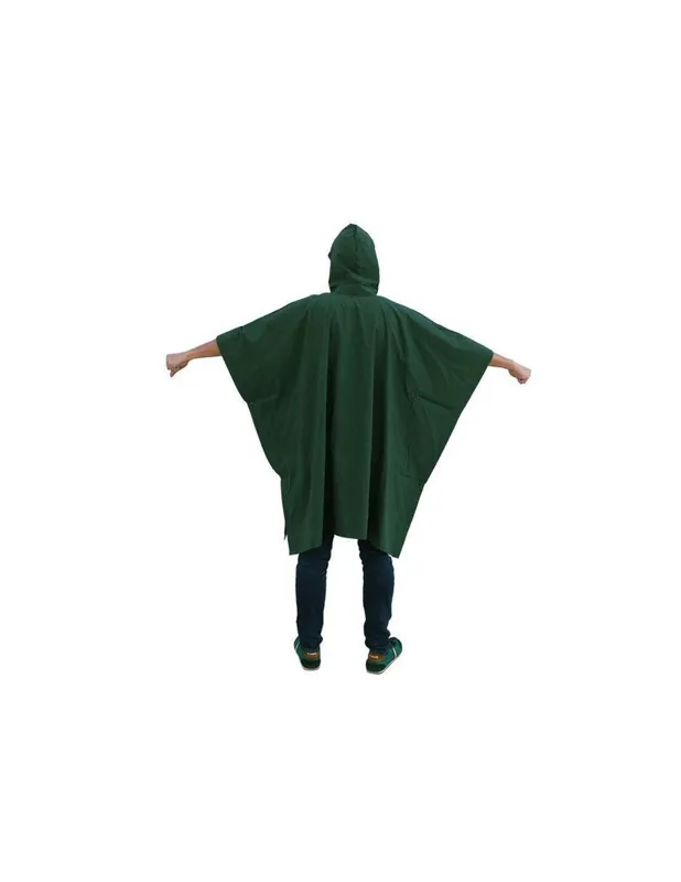 Precio Económico PONCHO DE AGUA VERDE PVC/POLIESTER TALLA UNICA