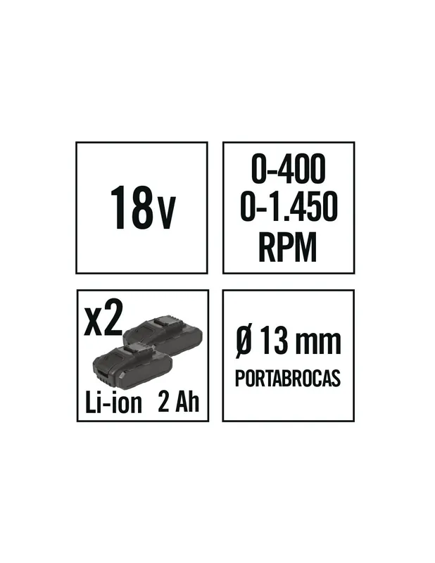 Oferta Limitada TALADRO/ATORNI./PERCUTOR LITI. AR18-2PNM