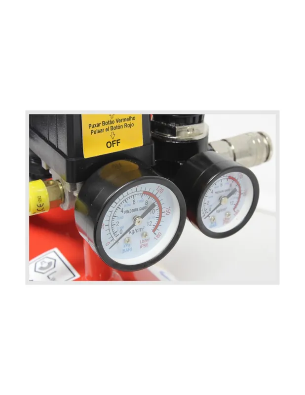 COMPRESOR DE AIRE, MONOBLOCO, 6L, 0.75HP, SILENCIOSO - MADER POWER TOOLS Lujoso