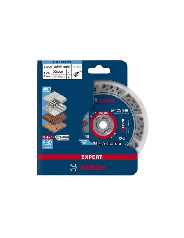 Precio De Oferta DISCO DE CORTE X-LOCK DIAMANTE EXPERT MULTIMATERIAL 125MM