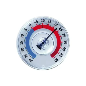 TERMOMETRO EXTERIOR CON VENTOSA – TEMPERATURA MAXIMA Y MINIMA CON AGUJA Profesional