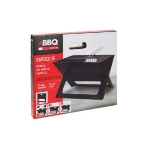 A Buen Precio BARBACOA CARBON PLEGABLE 45X30X35 CM