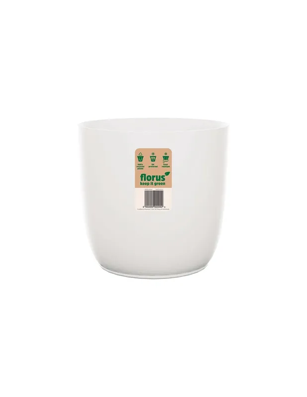 Nueva Colección CUBRE MACETAS FLOWERPOT 14 cm BLANCA