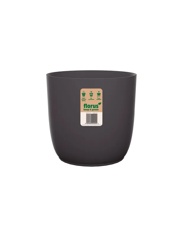 Oferta De Temporada CUBRE MACETAS FLOWERPOT 16 cm ANTRACITA