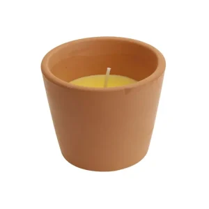 VELA CITRONELA BOTE TERRACOTA 7.7 x 6.3 cm Edición Limitada