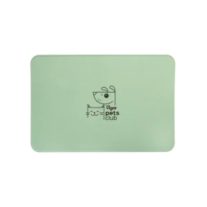 ALFOMBRILLA COMEDERO PETS CLUB VERDE Oferta De Temporada