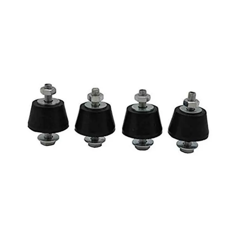 Solo Hoy Silenblock de Amortiguación con Tuercas y Arandelas para Aire Acondicionado (Pack 4) - Accesorio para Instalación de Aire