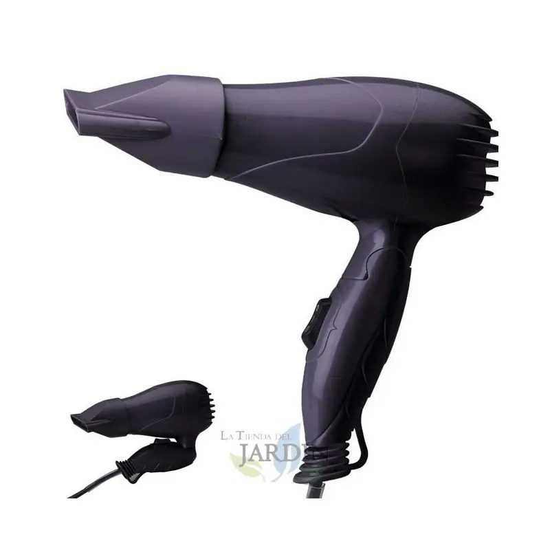 Envío Gratis Secador de Pelo de Viaje 850W, 2 Velocidades y 2 Temperaturas - Ligero y Práctico para Llevar