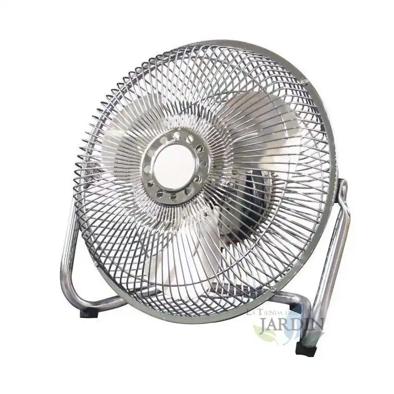 Ventilador de Suelo Metálico 9" 38W, 3 Velocidades - Diseño Resistente y Potente para Ambientes Cálidos Garantía Incluida