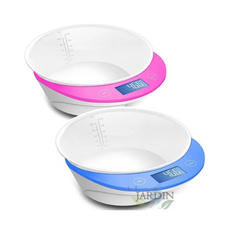 Báscula de Alimentos Cocina 5 Kg Bowl, 1 Gramo de Graduación, Función Bowl para Facilitar el Pesaje Última Oportunidad