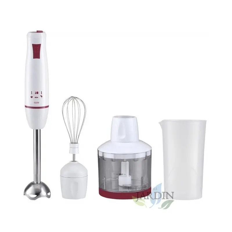 Batidora 500W, Picador y Varilla Mezcladora - Todo en Uno para Batir, Picar y Mezclar con Alta Eficiencia Nueva Colección
