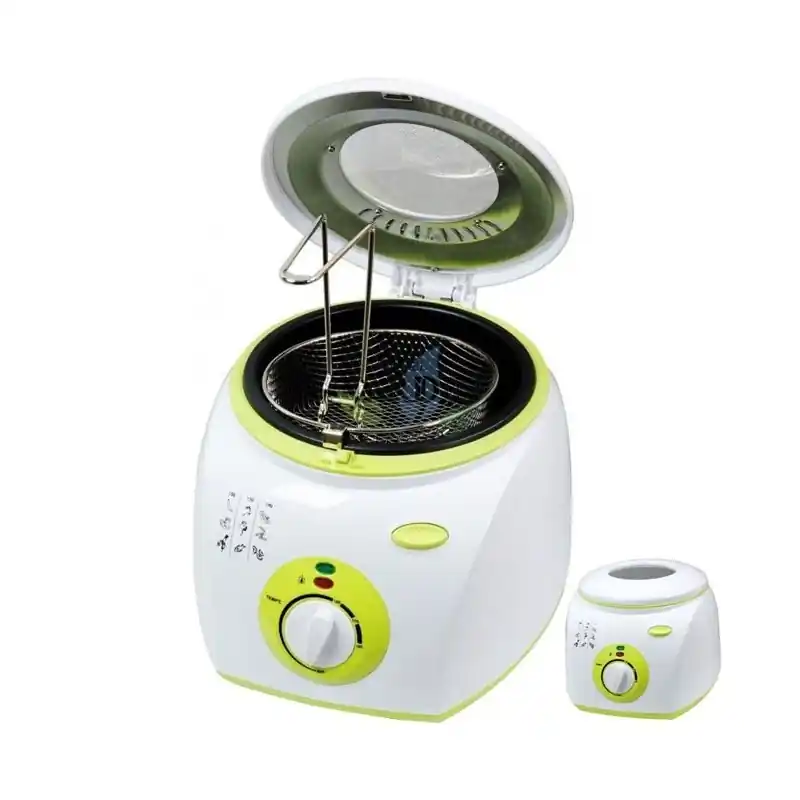 Marca Reconocida Freidora Eléctrica de Aceite, Potencia 1300W, Capacidad 2 Litros
