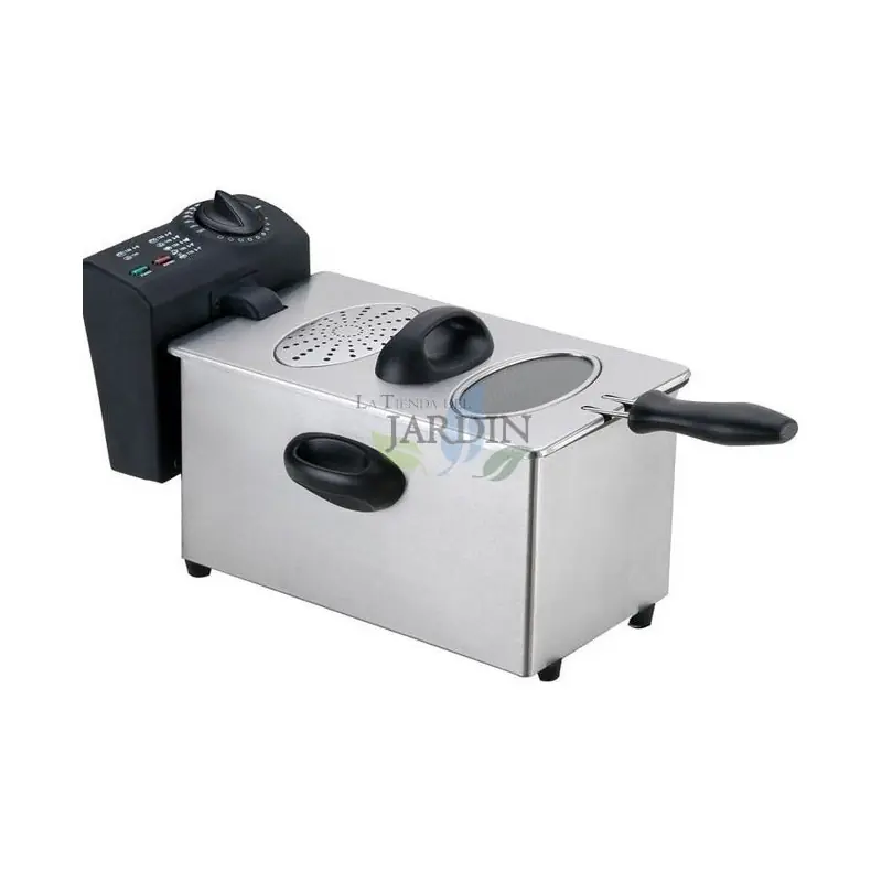 Mayoreo Freidora de Aceite de Acero Inoxidable, Potencia 2000W, Capacidad 2.5 Litros