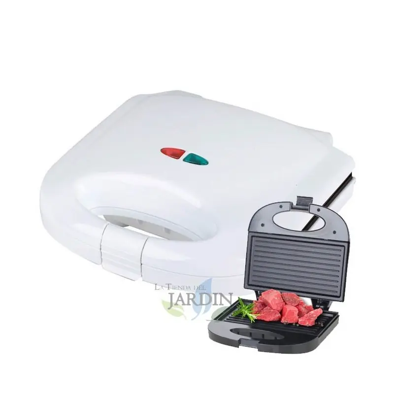 Sandwichera grill 750W diseño compacto, ideal para sándwiches y bocadillos crujientes Rebajas