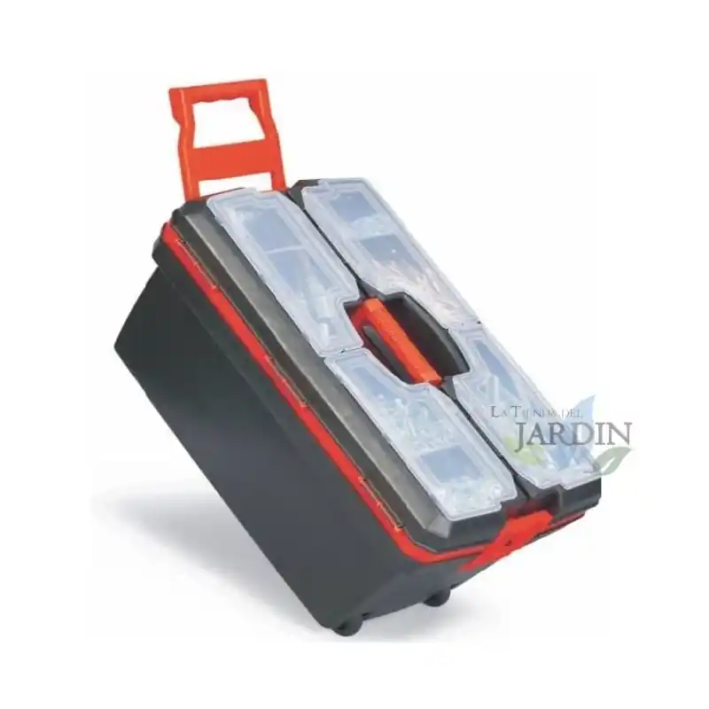 Baúl para herramientas con ruedas 66x30x32 cm ideal para almacenamiento y transporte de herramientas pesadas Garantía De Devolución De Dinero