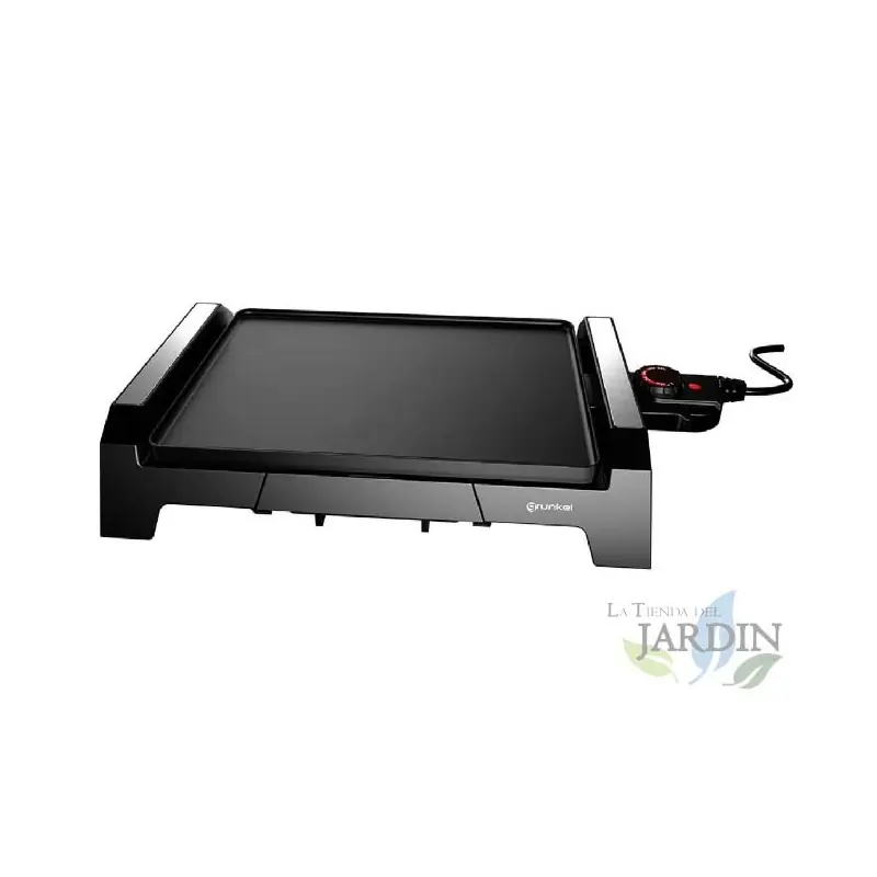 Plancha de Asar Eléctrica Grunkel | Antiadhesiva | Superficie Lisa 25.4x35.6cm Novedad