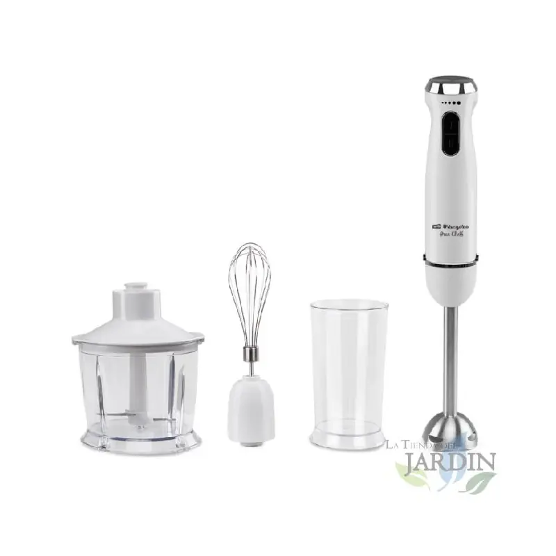 Batidora de Mano Orbegozo + Accesorios, Potencia 1000W | Batidora Multifuncional | Electrodoméstico de Cocina A Buen Precio