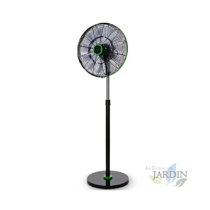 Precio De Fábrica Ventilador de Pie Silencioso Orbegozo, Mando a Distancia, 18 Aspas, Negro y Verde | Ventilador de Pie | Aire Fresco