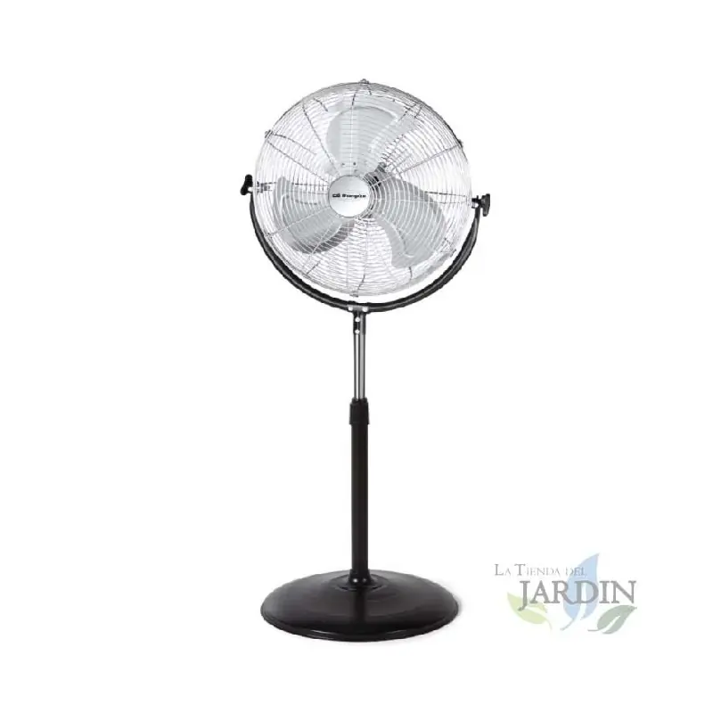 Comprar En Línea Ventilador Industrial de Pie Orbegozo, Aspas Metálicas, 3 Velocidades de Ventilación, 135W | Ventilador Industrial | Aire Fresco