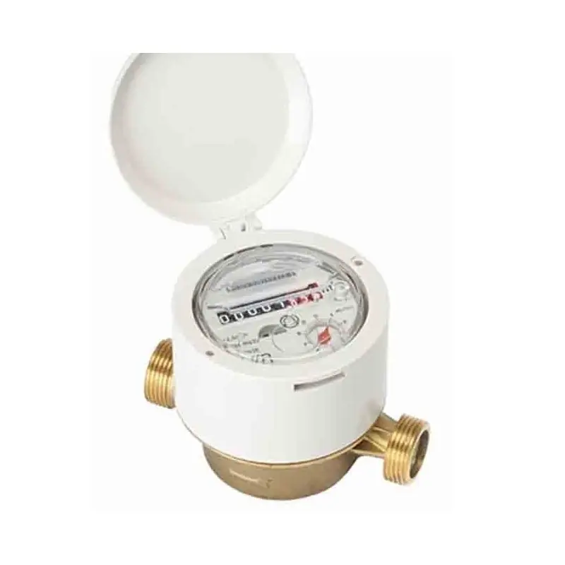 Mejor Calidad Contador de Agua Chorro Único 13mm | 1/2'' | Rosca Entrada 3/4'' | Rosca Salida 3/4'' | Uso con Agua Caliente