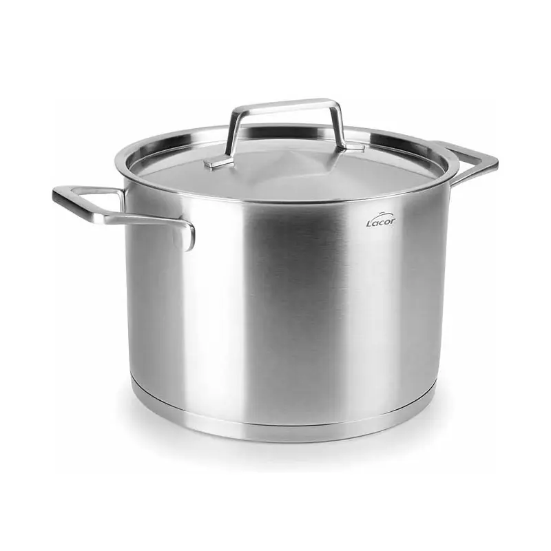 Olla inoxidable Lacor con tapa | Capacidad 2,5 Litros | 16 cm | Ollas inox | Utensilios de cocina Liquidación