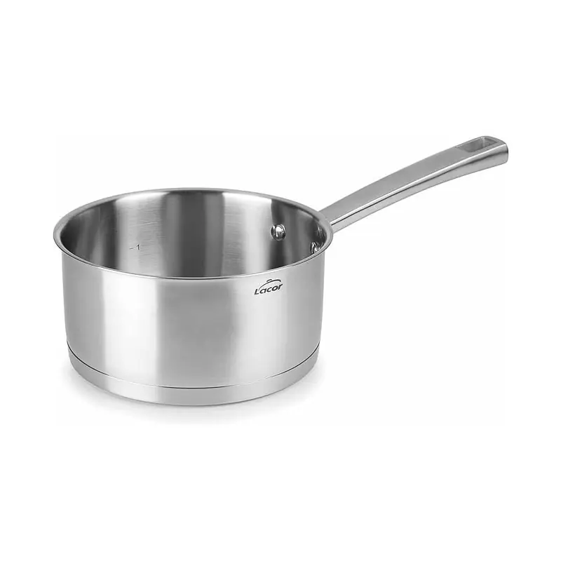 Cazo recto acero inoxidable Lacor | Capacidad 1,5 Litros | 16 cm | Cazos inox | Utensilios de cocina Devolución Gratuita