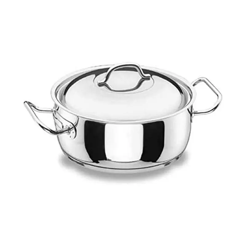 Mayoreo Cacerola Lacor con tapa profesional inoxidable | Capacidad 9 L | Ø 32 cm | Cacerola de acero inoxidable
