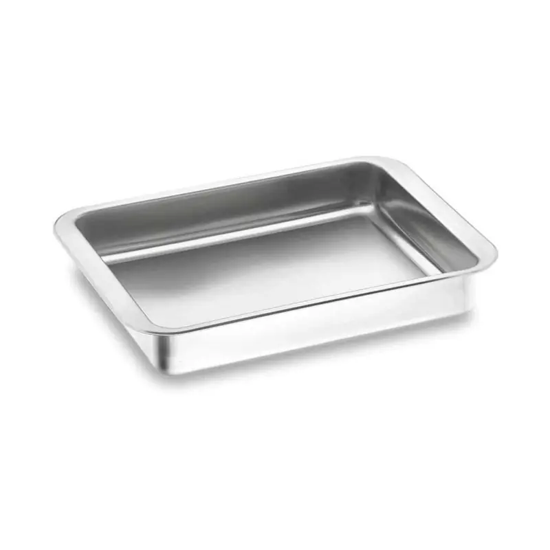 Bandeja Metálica Rustidera Lacor | Inoxidable | 35 x 26 x 5.5 cm | Rustidera resistente horno | Lacor Envío Inmediato