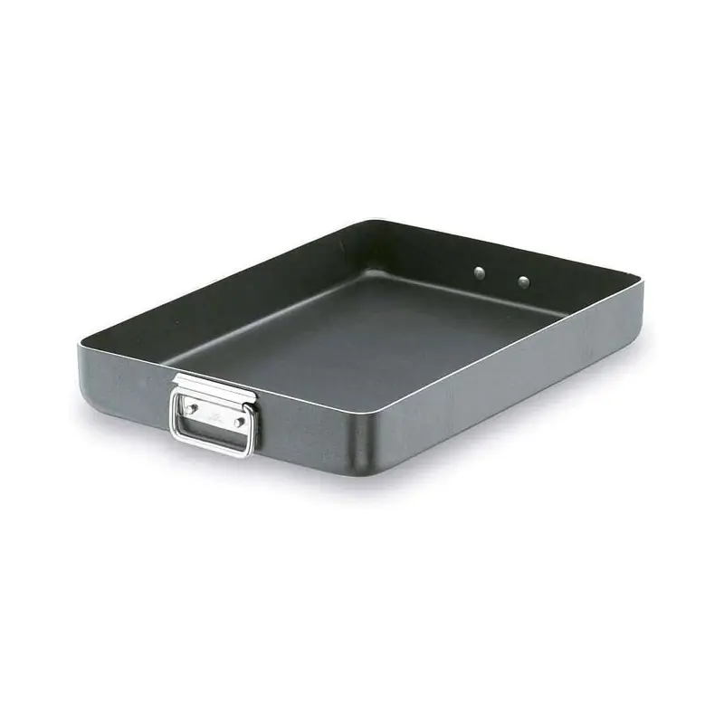 Bandeja Rustidera Lacor | Aluminio Antiadherente | Asa Abatible | 50 x 35 x 7 cm | Bandeja grande para horno | Lacor Oferta De Temporada