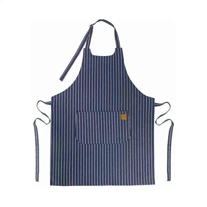 Garantía Incluida Delantal de Cocina Unisex Lacor | Diseño Paris | Azul Marino | 68 x 83 cm | Delantal profesional resistente | Lacor