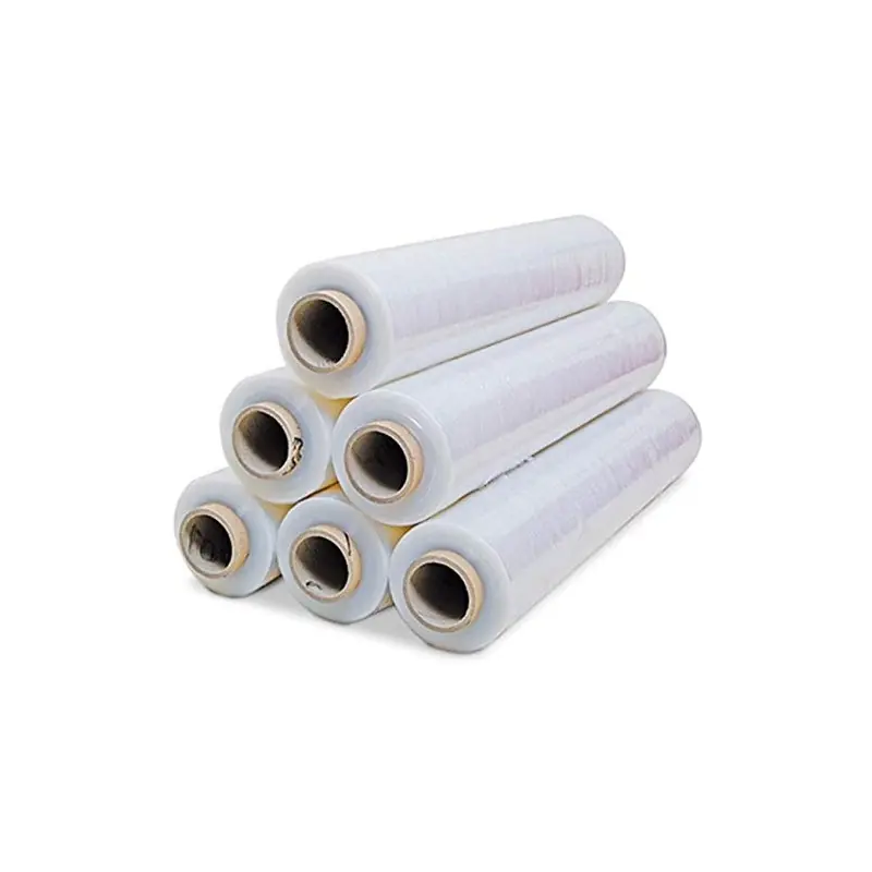 Pack 6 Rollos de Film Embalaje industrial 2 Kg Ancho 50 cm 23 Micras | Embalaje mudanzas | Film paletizar transparente estirable Última Versión