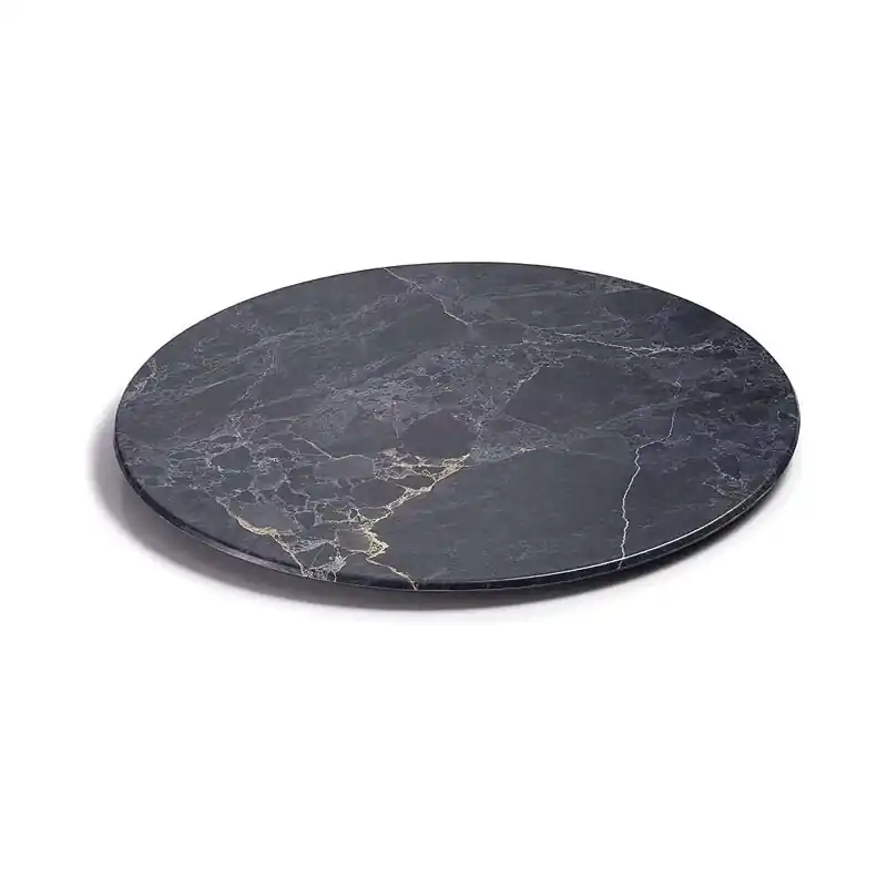 Súper Precio Bandeja Cocina Decorativa 44 cm | Fuente de melamina estilo mármol | Bandeja melamina para Cocinas y Restaurantes