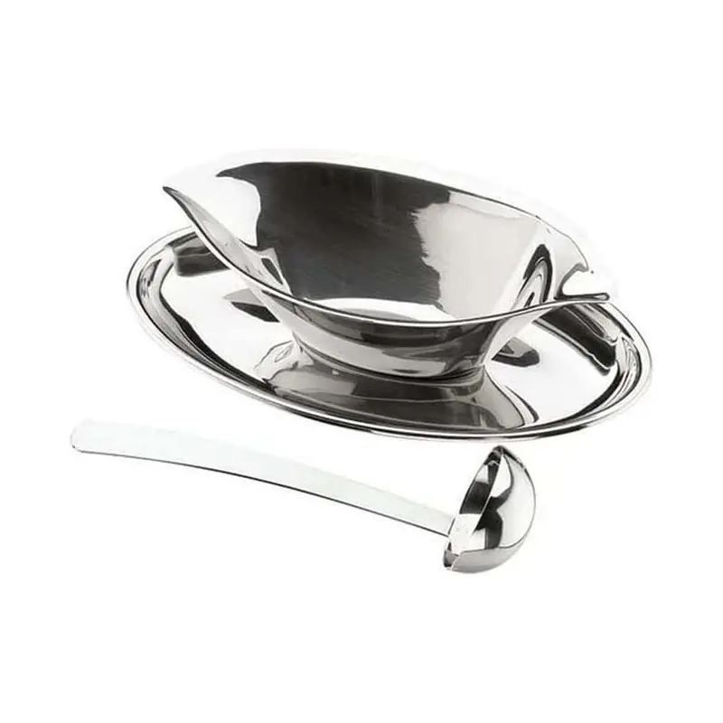 Compra Hoy Salsera Luxe Con Cuchara Lacor - Acero Inoxidable