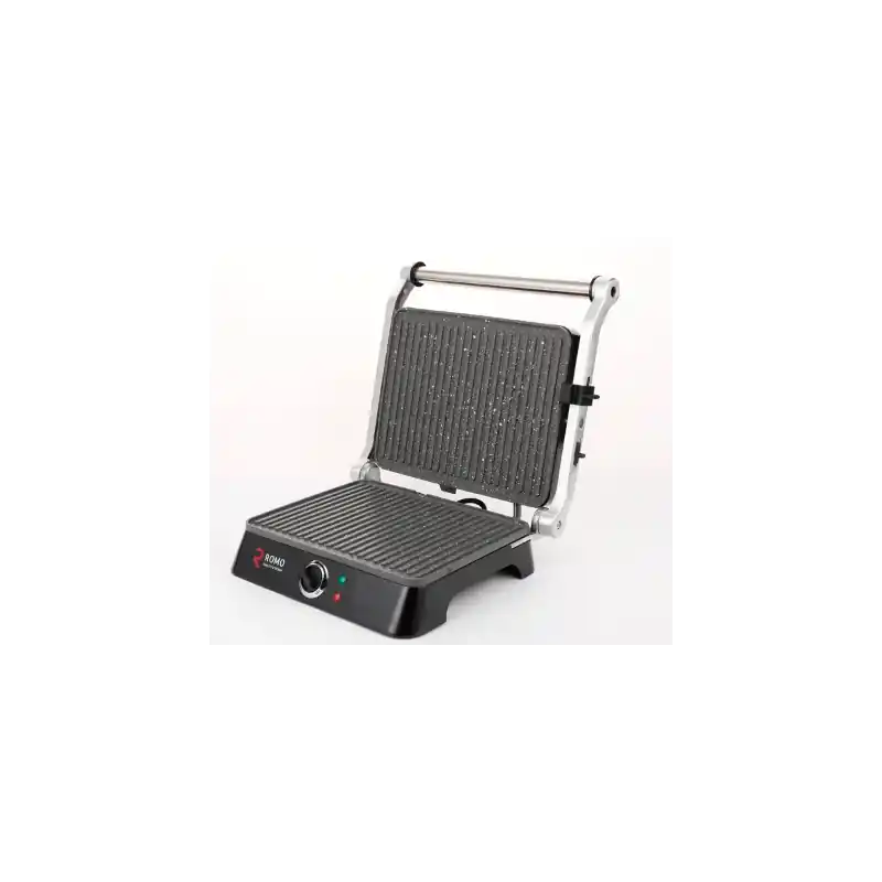 Grill Con Revestimiento De Piedra 2000W, apertura 180º, Romo Precio Rebajado