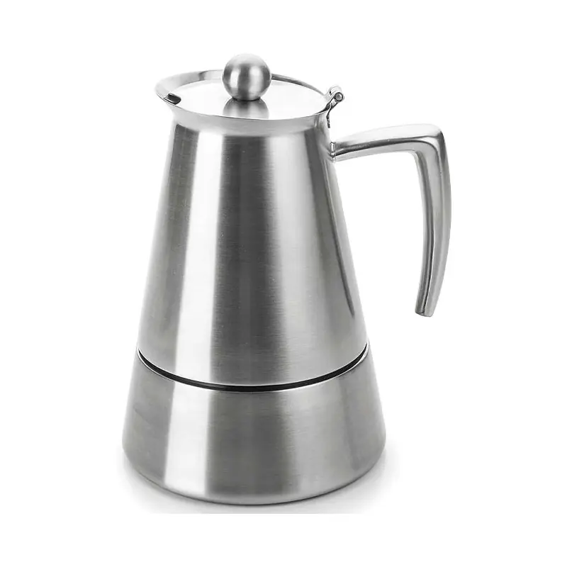 Cafetera Express inox Hyperluxe Lacor - 4 Tazas Promoción Exclusiva