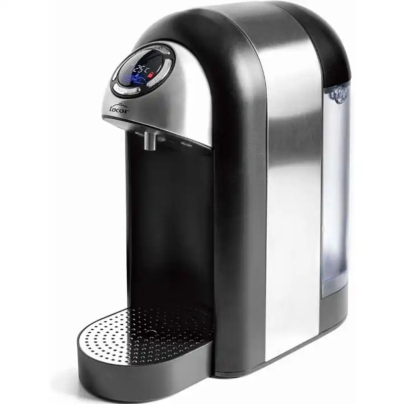 Marca Reconocida Dispensador de agua caliente Lacor, 2400 W, 2 litros, Acero Inoxidable.