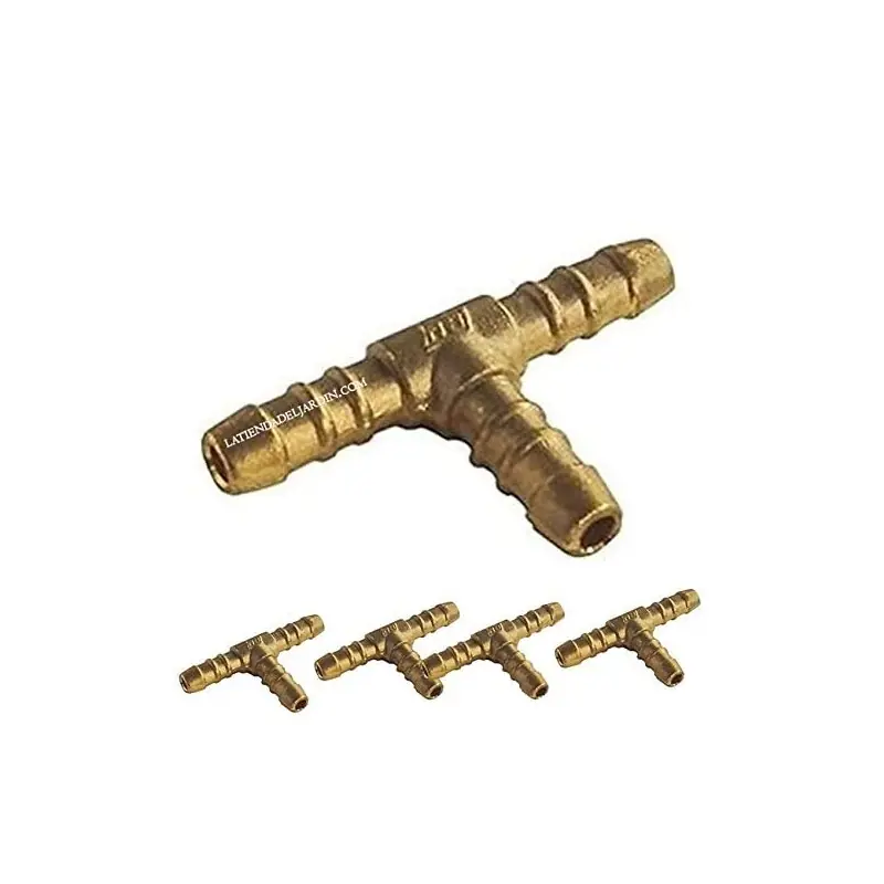 Derivación Butano Propano en T Manguera Gas 9 mm ( pack 5) | Butano | Latón | Cocina | Camping Gas | Agua Favorito De Clientes