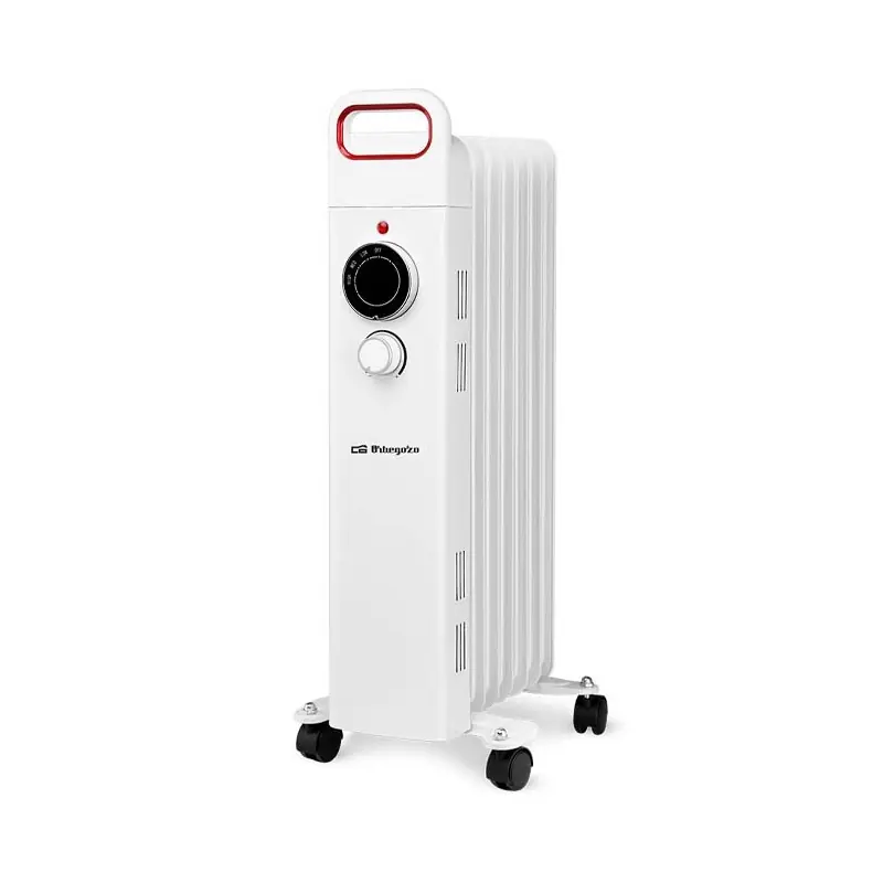 Radiador de aceite 7 elementos 1500W Orbegozo RU1500, termostato regulable, blanco Favorito De Clientes