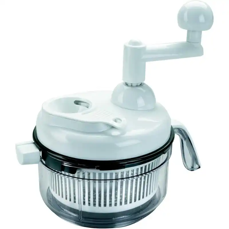 Mini picadora de 2 cuchillas + batidora manual 1 litros, Medidas ø17x18 Novedad