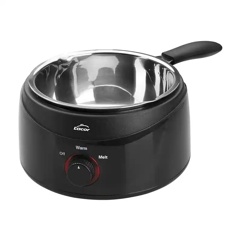 Oferta Flash Baño Maria, Recipiente electrico con cazo desmontable de Acero Inoxidable, 16cm, profundidad de 7 cm