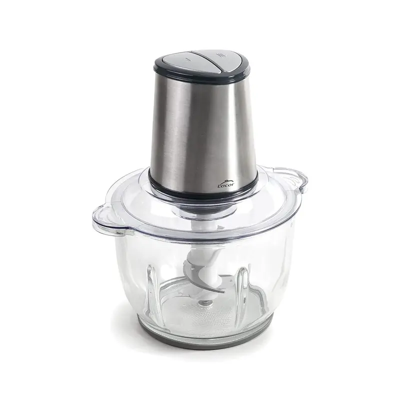 Cortador Automático, Picador de Alimentos, Picadora con Cuchillas de Ultra-Resistentes, Libre de BPA, 2 velocidades 2 litros Envío Internacional