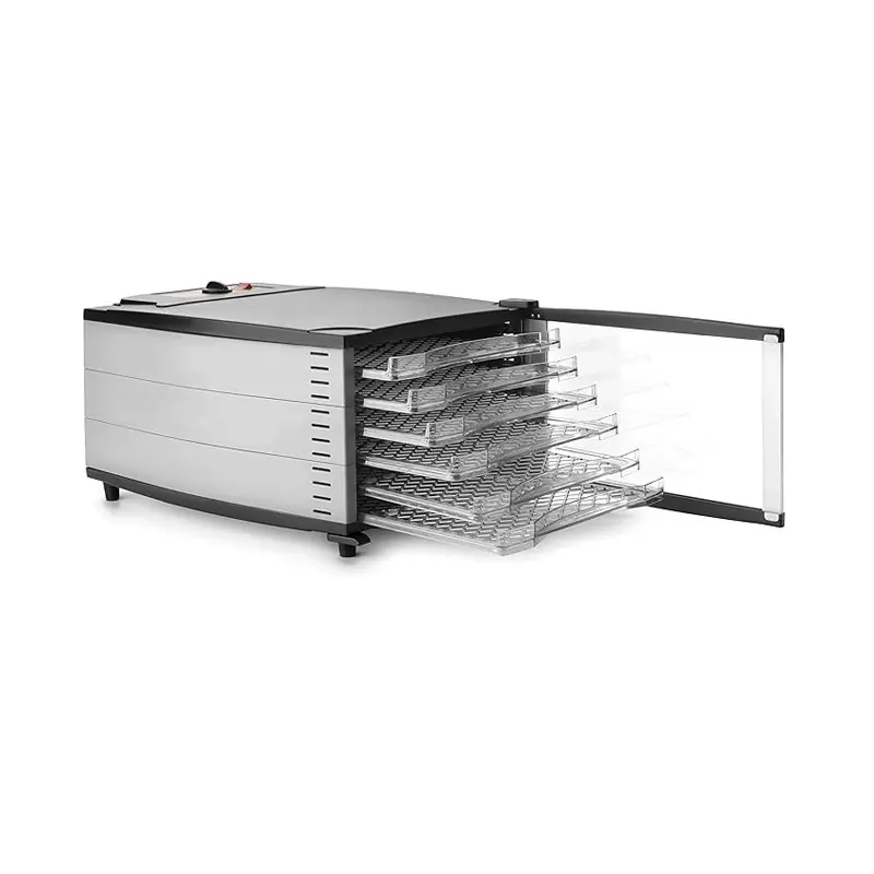Deshidratador giratorio para frutas, verduras, carnes, pescados, 6 bandejas Imprescindible (Must-Have)