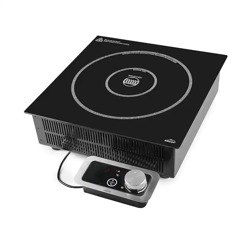 Placa Inducción Portátil, 10 Niveles de Potencia, Apta para Diámetros entre Ø12 cm y Ø28 cm, 3500W, Acero Inoxidable, Negro Promoción