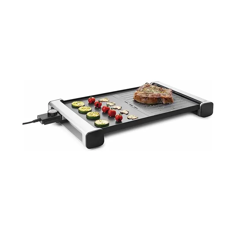 Placa Grill Quality, Potencia 1800W, fabricado en aluminio, 0-230º, Medidas 61x32cm, Color negro Entrega Rápida
