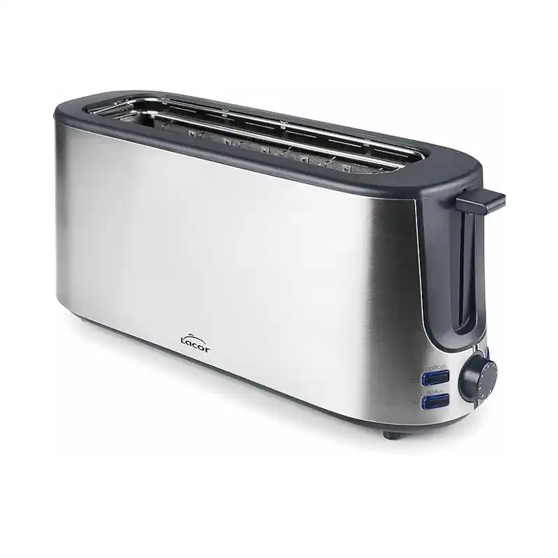 Tostadora ranura alargada, Potencia 1000W, fabricada en acero inoxidable Compra Ahora